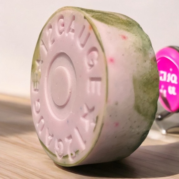 Lavender 12 gauge bullet handmade soap 3x3 inch & 5oz donkey milk & shea butter - Picture 2 of 3